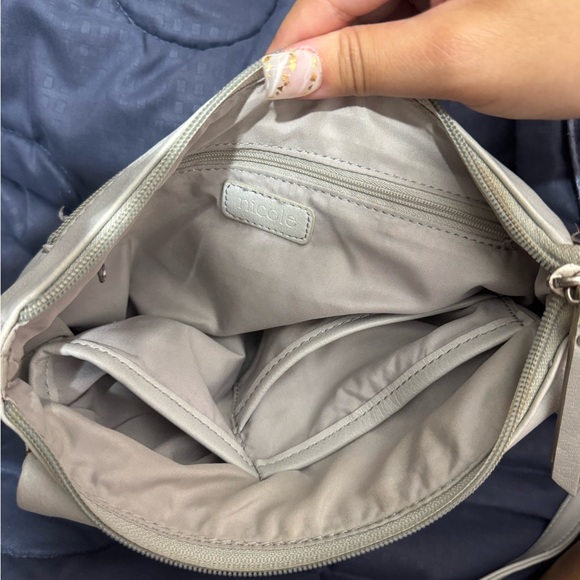 Nicole Cream Crossbody Bag with Silver Accents - Picture 5 of 8